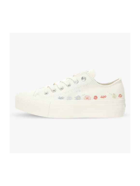 Converse bajas plataforma OX Flower Embroidery