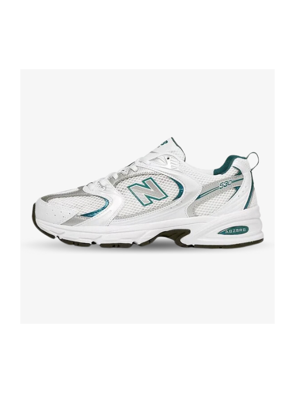 New Balance 530 "White Silver Metallic Petrol"