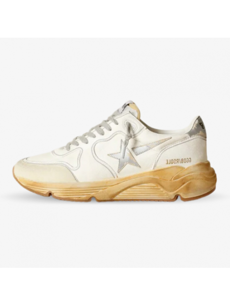 GG Running Sole Blancas con suela marrón