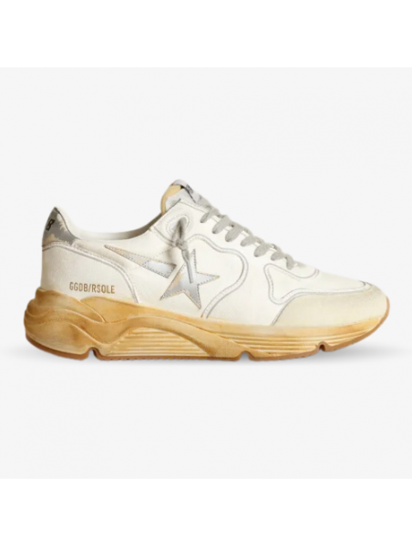 GG Running Sole Blancas con suela marrón