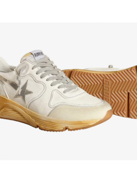 GG Running Sole Blancas con suela marrón