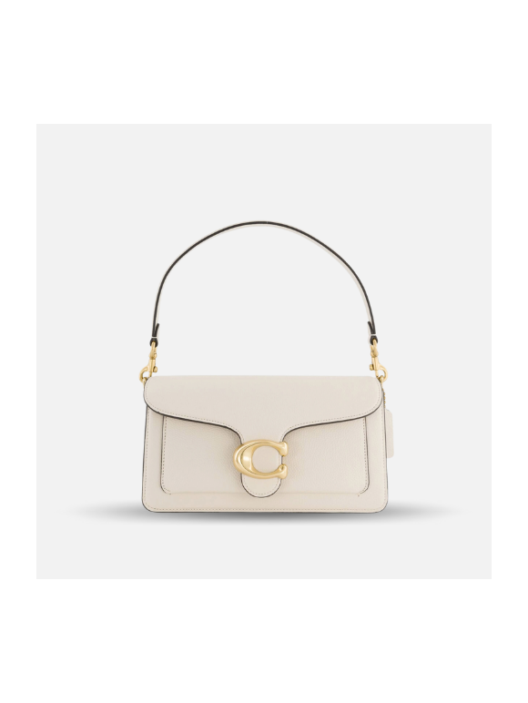 Bolso bandolera Coach studio baguette blanco