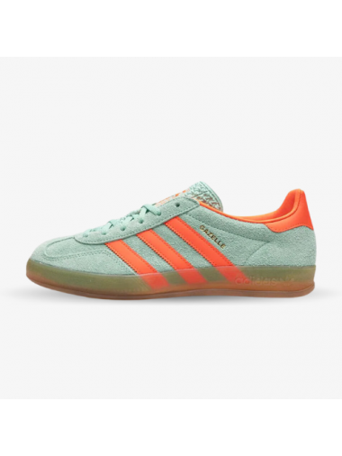 Adidas Gazelle verde menta y naranja