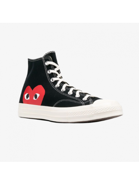 Converse Comme des Garçons altas negras