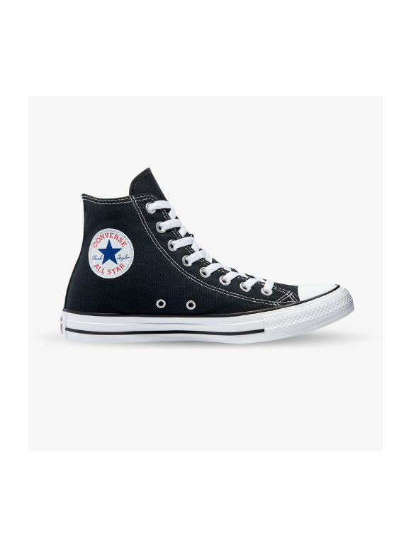 Converse plataforma negras de cuero online