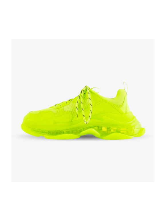 Balenciaga Triple S Amarillas Fluorescentes Suela Transparente