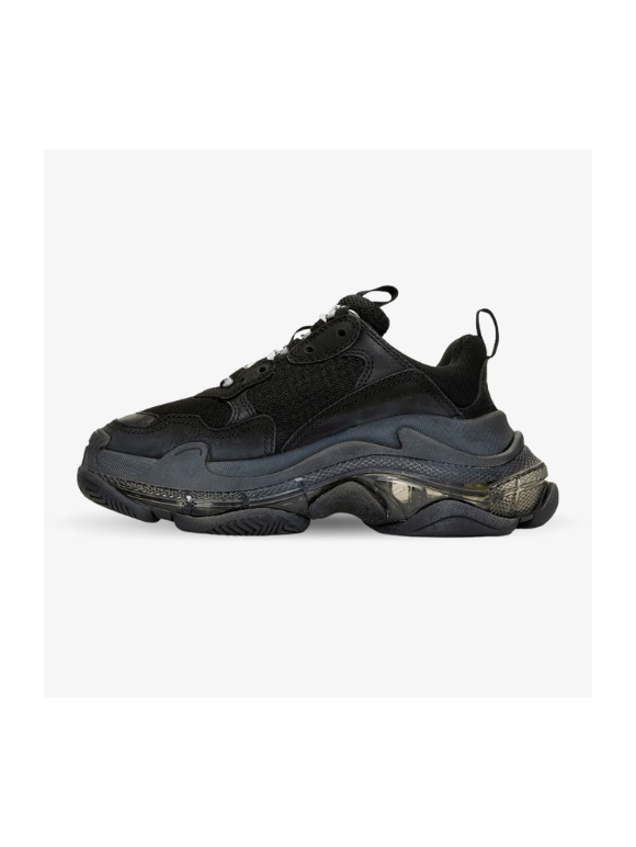 Balenciaga Triple S Negras Suela Transparente