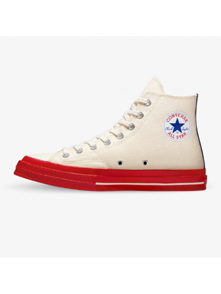 Converse Comme des Garçons play 2 altas beige