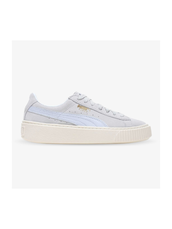 Puma suede platform grise best sale