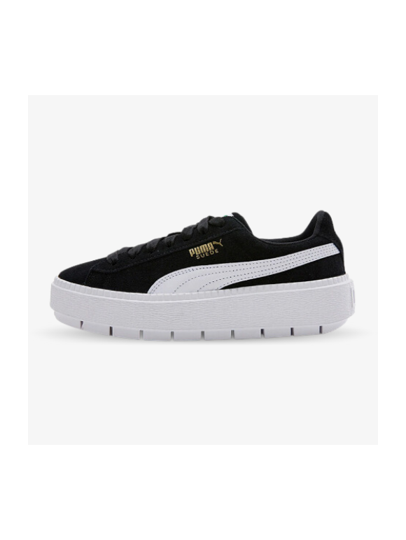 Puma Plataforma Suede Negras y Blancas