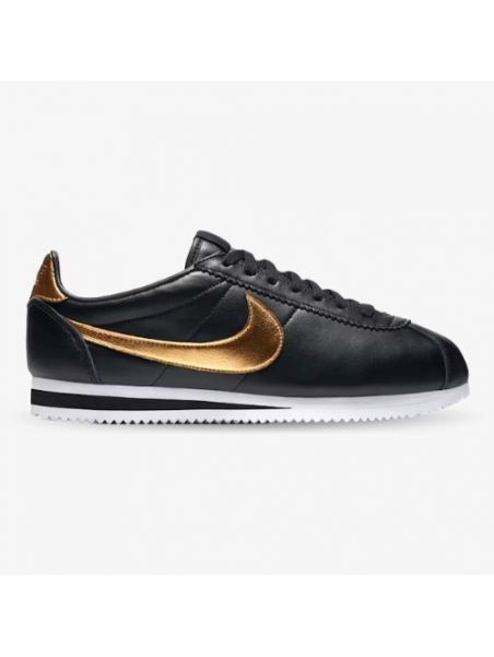 Nike cortez mujer blancas y doradas online