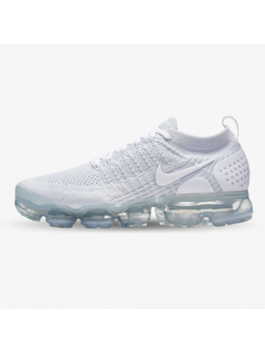 Air Vapormax Flyknit 2 Blancas Plateadas
