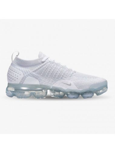 Air Vapormax Flyknit 2 Blancas Plateadas 2