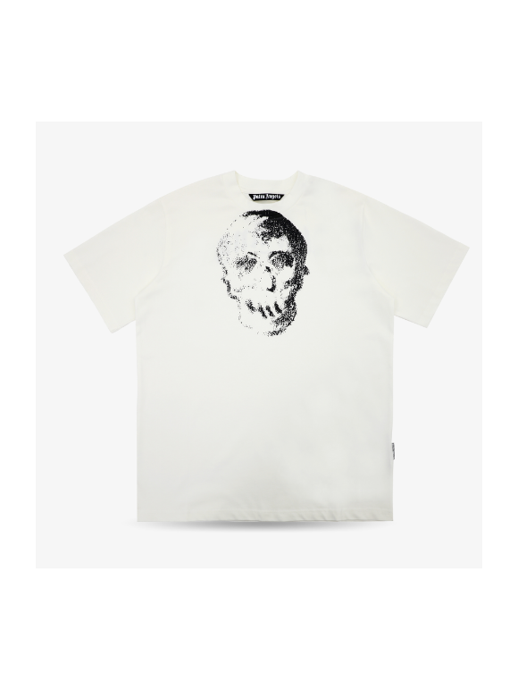 Camiseta Palm Angels Calavera Blanca