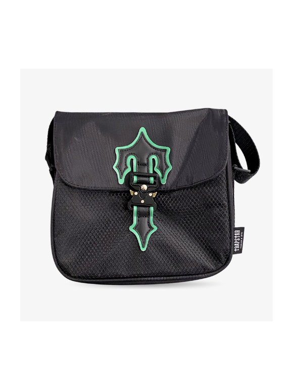 Bandolera Trapstar Cobra Negra Logo Verde