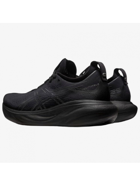 Asics Gel-Nimbus 25 Negras Enteras