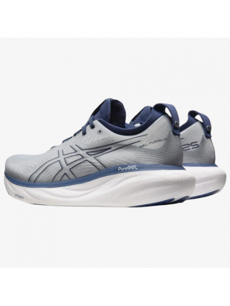 Gel-Nimbus 25 Grises y Azul Marino