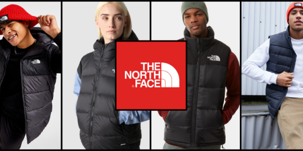 Más y más ropa, chalecos North Face