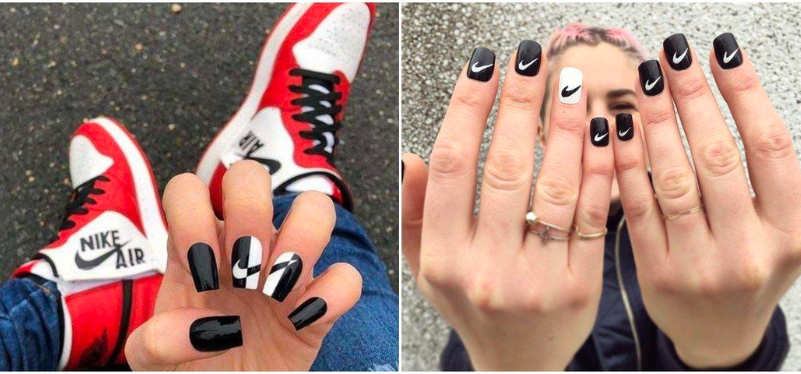 ¡Combina tu manicura con tus zapatillas!