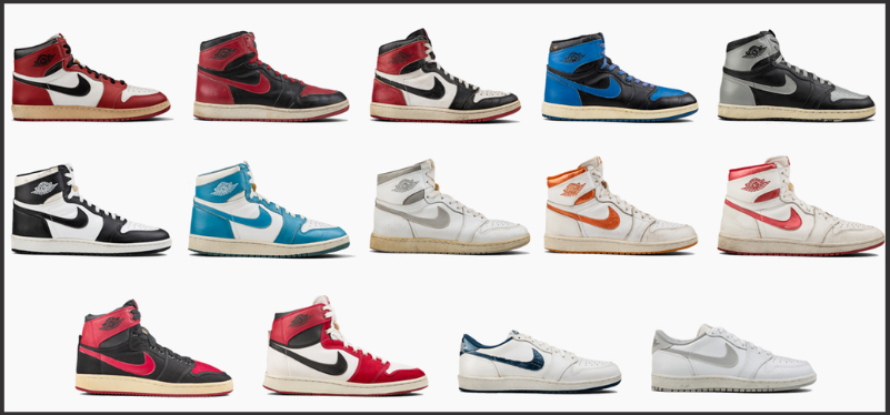 ¡Todas nuestras NIKE AIR JORDAN 1 a un precio irresistible!