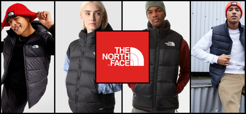 Más y más ropa, chalecos North Face